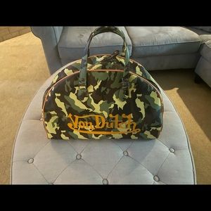🎃Von Dutch camo bag